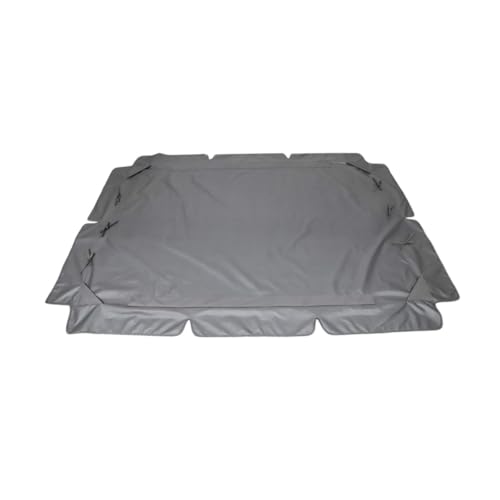 Swing Stuhl Baldachin Ersatz, kleiner grau wasserdichter Schwungstuhl-Baldachin-Abdeckung 3-Sitzer-Ersatz für Gartenhängematte, Sitz von QmjdDymx