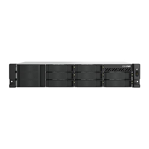 QNAP NAS TS-855eU-8G 8bay 2HE (2U Rackmount NAS mit kurzer Einbautiefe und 8-Core Rechenleistung für optimierte Virtualisierung) von Qnap