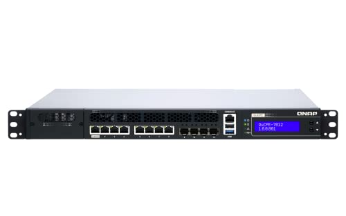 QNAP QuCPE-7012-D2146NT-32G-US Netzwerk-Virtualisierungsgeräte mit Intel® Xeon D-Prozessor, geeignet für Enterprise VNF und SD-Wan Lösung (Diskless) von QNAP