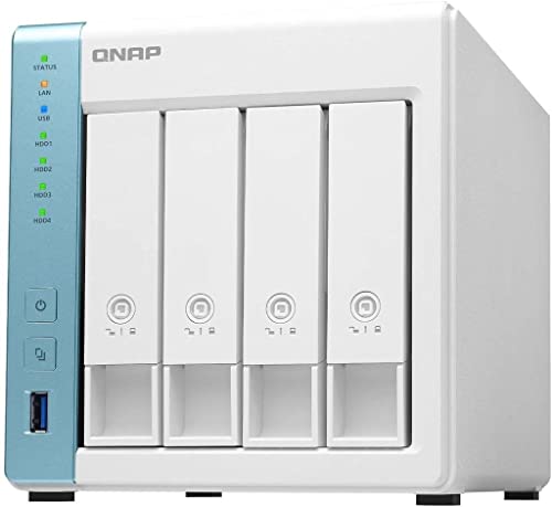 QNAP TS-431K Heim-NAS mit 4 Einschüben und Zwei 1 GbE-Ports. von Qnap