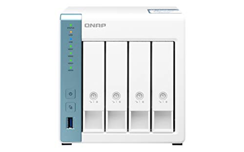 QNAP TS-431P3-2G 16TB 4 Bay Desktop NAS-Lösung | Installiert mit 4 x 4TB Seagate IronWolf Festplatte von Qnap