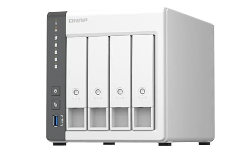 Qnap TS-433 NAS 4 Bay (ARM 4-Core Cortex-A55 2,0GHz, 2,5GbE) 56TB Bundle mit 4x14TB WD RED Plus HDD von Qnap