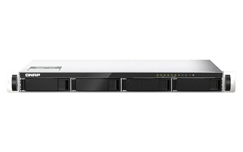 QNAP TS-435XeU-4G Rackmount-NAS 4 Bay Unterstüzt 2,5GbE/10GbE und M.2 NVMe SSD-Caching, Bundle mit 4x6TB WD Red Plus HDs QNAP TS-435XeU-4G Rackmount-NAS 4 Bay Unterstüzt 2,5GbE/10GbE und M.2 NVMe SSD-Caching, Bundle mit 4x6TB WD Red Plus HDs von QNAP