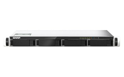 QNAP TS-435XeU-4G Rackmount-NAS 4 Bay Unterstüzt 2,5GbE/10GbE und M.2 NVMe SSD-Caching, Bundle mit 4x6TB WD Red Plus HDs QNAP TS-435XeU-4G Rackmount-NAS 4 Bay Unterstüzt 2,5GbE/10GbE und M.2 NVMe SSD-Caching, Bundle mit 4x6TB WD Red Plus HDs von QNAP
