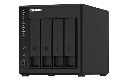 QNAP TS-451D2-4G 32TB 4 Bay Desktop NAS System | Installiert mit 4 x 8TB Western Digital Red Festplatten QNAP TS-451D2-4G 32TB 4 Bay Desktop NAS System | Installiert mit 4 x 8TB Western Digital Red Festplatten von QNAP
