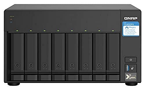 QNAP NAS TS-832PX-4G 8bay Desktop, One Size von Qnap