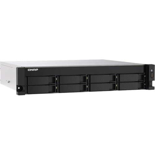 Qnap NAS-kompatibel TS-873AeU-RP-4G 0/8HDD 2U, Schwarz von QNAP
