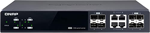 Qnap QSW-M804-4C Managed Switch (10 GB), Black von Qnap
