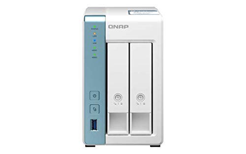 Qnap TS-231P3-2G 2-Bay 8TB Bundle mit 2X 4TB IronWolf ST4000VN008 von Qnap