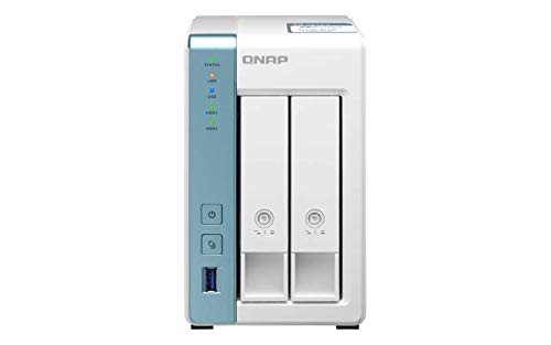 Qnap TS-231P3-2G 2-Bay 8TB Bundle mit 2X 4TB WD Red Plus von Qnap