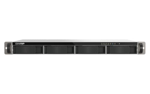 Qnap TS-433eU NAS Rack (1U) Cortex-A Cortex-A55 4 GB 0 TB Turbo System Schwarz von QNAP