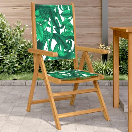 Qnhdfrt 2 STK. Gartenstühle Klappbar Massivholz Akazie mit Liegefunktion Blattmuster Grün Robust für Garten Balkon Camping Qnhdfrt 2 STK. Gartenstühle Klappbar Massivholz Akazie mit Liegefunktion Blattmuster Grün Robust für Garten Balkon Camping von Qnhdfrt