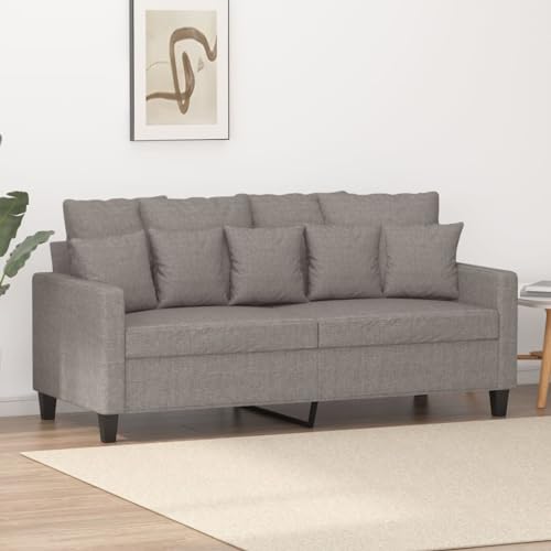 Qnhdfrt 2-Sitzer Sofa Couch Stoff Taupe 140 cm Bequeme Polsterung Modernes Design für Wohnzimmer Balkon Qnhdfrt 2-Sitzer Sofa Couch Stoff Taupe 140 cm Bequeme Polsterung Modernes Design für Wohnzimmer Balkon von Qnhdfrt