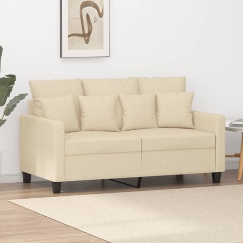 Qnhdfrt 2-Sitzer Sofa Creme 120 cm Stoff Kompakt Sofa Couch für Wohnzimmer mit Bequemlichkeit und Modernem Design Qnhdfrt 2-Sitzer Sofa Creme 120 cm Stoff Kompakt Sofa Couch für Wohnzimmer mit Bequemlichkeit und Modernem Design von Qnhdfrt