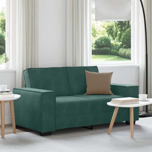 Qnhdfrt 2-Sitzer Sofa Dunkelgrün 120 cm Samt mit Breiten Armlehnen für Wohnzimmer, Büro und Gästezimmer – Komfortables Design und robuste Qualität Qnhdfrt 2-Sitzer Sofa Dunkelgrün 120 cm Samt mit Breiten Armlehnen für Wohnzimmer, Büro und Gästezimmer – Komfortables Design und robuste Qualität von Qnhdfrt