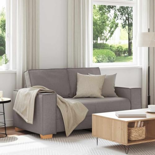 Qnhdfrt 2-Sitzer Sofa Stoff Taupe 120 cm Sitzbreite Komfortables Wohnzimmer Sofa mit Breiten Armlehnen für Lounge und Balkon Qnhdfrt 2-Sitzer Sofa Stoff Taupe 120 cm Sitzbreite Komfortables Wohnzimmer Sofa mit Breiten Armlehnen für Lounge und Balkon von Qnhdfrt