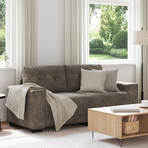 Qnhdfrt 2-Sitzer Sofa aus Kunstleder 140 cm Dunkelgrau Komfortables Wohnzimmer Sofa mit stabilen Holzrahmen für kleine Räume Qnhdfrt 2-Sitzer Sofa aus Kunstleder 140 cm Dunkelgrau Komfortables Wohnzimmer Sofa mit stabilen Holzrahmen für kleine Räume von Qnhdfrt
