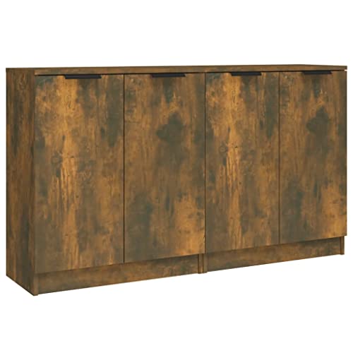 Qnhdfrt 2 Stück Sideboards Schränke in Räuchereiche Holzwerkstoff 60x30x70 cm Mit Minimalistischem Design Viel Stauraum Multifunktional für Wohnzimmer Küche Esszimmer Flur Büro Qnhdfrt 2 Stück Sideboards Schränke in Räuchereiche Holzwerkstoff 60x30x70 cm Mit Minimalistischem Design Viel Stauraum Multifunktional für Wohnzimmer Küche Esszimmer Flur Büro von Qnhdfrt
