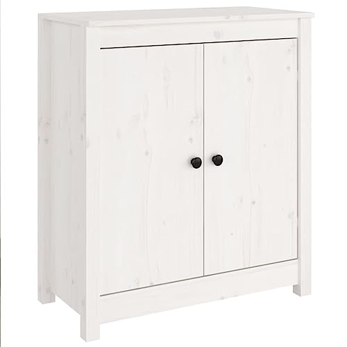 Qnhdfrt 2 Stück Weiße Sideboards aus Massivholz Kiefer 70x35x80 cm Mit Stauraum für Wohnzimmer Kommode Schrank Qnhdfrt 2 Stück Weiße Sideboards aus Massivholz Kiefer 70x35x80 cm Mit Stauraum für Wohnzimmer Kommode Schrank von Qnhdfrt