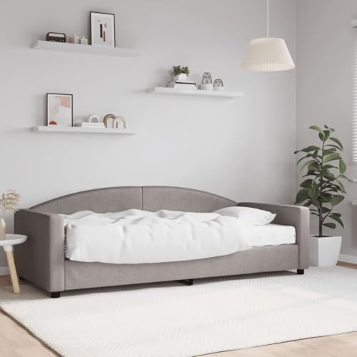 Qnhdfrt 2 in 1 Tagesbett mit Matratze 90x200 cm aus strapazierfähigem Polyester Stoff und Massivholz Metall Rahmen Komfortables Gästebett oder Sofa für Wohnzimmer Schlafzimmer Qnhdfrt 2 in 1 Tagesbett mit Matratze 90x200 cm aus strapazierfähigem Polyester Stoff und Massivholz Metall Rahmen Komfortables Gästebett oder Sofa für Wohnzimmer Schlafzimmer von Qnhdfrt