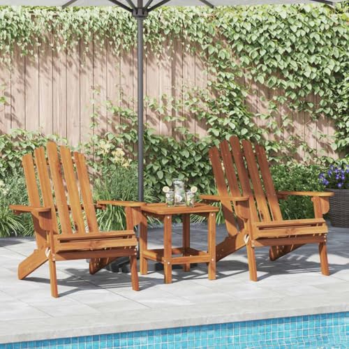 Qnhdfrt 2er-Set Adirondack Gartenstühle aus massivem Akazienholz, Klappstühle Outdoor mit hoher Rückenlehne, Bequeme Sitzmöbel für Garten, Terrasse und Balkon Qnhdfrt 2er-Set Adirondack Gartenstühle aus massivem Akazienholz, Klappstühle Outdoor mit hoher Rückenlehne, Bequeme Sitzmöbel für Garten, Terrasse und Balkon von Qnhdfrt