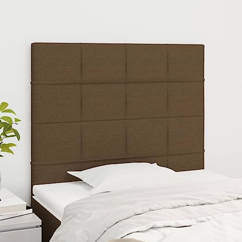 Qnhdfrt 2er Set Bettkopfteil Dunkelbraun 90x5x78/88 cm Höhenverstellbar Massivholzbeine Atmungsaktiver Bezug 100% Polyester für Schlafzimmer & Gästezimmer Qnhdfrt 2er Set Bettkopfteil Dunkelbraun 90x5x78/88 cm Höhenverstellbar Massivholzbeine Atmungsaktiver Bezug 100% Polyester für Schlafzimmer & Gästezimmer von Qnhdfrt