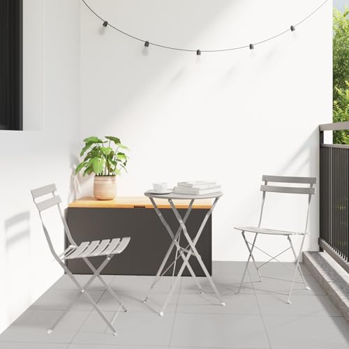 Qnhdfrt 2er Set Faltbare Gartenstühle Beige aus Stahl - Klappbar leicht und robust für Garten Terrasse Balkon Camping Qnhdfrt 2er Set Faltbare Gartenstühle Beige aus Stahl - Klappbar leicht und robust für Garten Terrasse Balkon Camping von Qnhdfrt