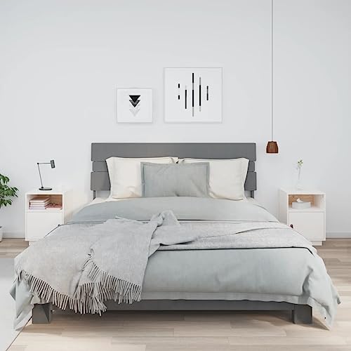 Qnhdfrt 2er Set Nachttisch Weiß Massivholz Kiefer 40x34x55 cm Schmaler Kleiner Nachttisch mit Flexibler Tür Kunstledergriff und Stauraum für Schlafzimmer Elegantes Design Qnhdfrt 2er Set Nachttisch Weiß Massivholz Kiefer 40x34x55 cm Schmaler Kleiner Nachttisch mit Flexibler Tür Kunstledergriff und Stauraum für Schlafzimmer Elegantes Design von Qnhdfrt