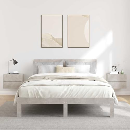 Qnhdfrt 2er Set Nachttische Betongrau mit Schubladen 40x30x30 cm Holzwerkstoff Beistelltisch für Schlafzimmer und Wohnzimmer Robustes Design Qnhdfrt 2er Set Nachttische Betongrau mit Schubladen 40x30x30 cm Holzwerkstoff Beistelltisch für Schlafzimmer und Wohnzimmer Robustes Design von Qnhdfrt