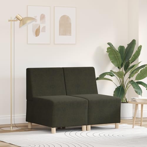 Qnhdfrt 2er Set Sofa Sessel Grün 55 cm Faux Wildleder mit Kissen Modernes Modulares Design für Wohnzimmer Homeoffice und Leseecken Qnhdfrt 2er Set Sofa Sessel Grün 55 cm Faux Wildleder mit Kissen Modernes Modulares Design für Wohnzimmer Homeoffice und Leseecken von Qnhdfrt