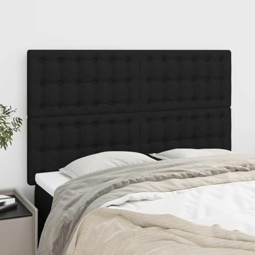 Qnhdfrt 4er Set Kopfteil Bett anthrazit 72x5x78/88 cm höhenverstellbar aus Stoff & massiver Lärche modernes rückenlehne Bett für Schlafzimmer und Gästezimmer Qnhdfrt 4er Set Kopfteil Bett anthrazit 72x5x78/88 cm höhenverstellbar aus Stoff & massiver Lärche modernes rückenlehne Bett für Schlafzimmer und Gästezimmer von Qnhdfrt