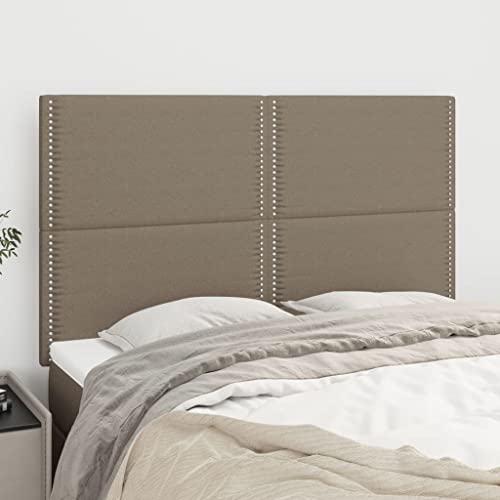 Qnhdfrt 4er Set Kopfteil Taupe 72 cm Breit Höhenverstellbar Langlebiges Stoff Headboard für Bettgestell Modernes Design Bequeme Rückenlehne fürs Schlafzimmer Qnhdfrt 4er Set Kopfteil Taupe 72 cm Breit Höhenverstellbar Langlebiges Stoff Headboard für Bettgestell Modernes Design Bequeme Rückenlehne fürs Schlafzimmer von Qnhdfrt