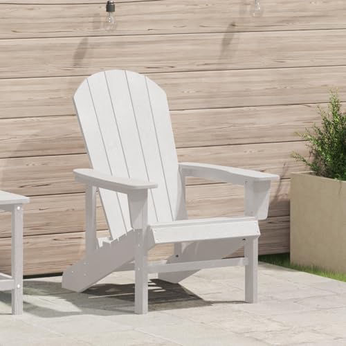 Qnhdfrt Adirondack Gartenstuhl Weiß Outdoor Sessel HDPE 82x74x91 cm für Balkon und Terrasse Klassisches Design Langlebig Qnhdfrt Adirondack Gartenstuhl Weiß Outdoor Sessel HDPE 82x74x91 cm für Balkon und Terrasse Klassisches Design Langlebig von Qnhdfrt