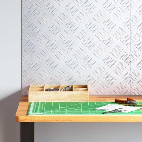 Qnhdfrt Aluminium Riffelbleche 4 Stück rutschfest 50x25 cm Treppenstufen Matten aus Metall mit Industriellem Design für Innen und Außen Korridor Treppe Qnhdfrt Aluminium Riffelbleche 4 Stück rutschfest 50x25 cm Treppenstufen Matten aus Metall mit Industriellem Design für Innen und Außen Korridor Treppe von Qnhdfrt