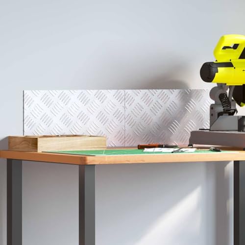 Qnhdfrt Aluminium Riffelbleche Set 2 Stück 40 x 20 cm rutschfeste Treppenstufen Matte mit Chevron Muster für Flur und Innenbereich Modernes Design aus Robustem Metall Qnhdfrt Aluminium Riffelbleche Set 2 Stück 40 x 20 cm rutschfeste Treppenstufen Matte mit Chevron Muster für Flur und Innenbereich Modernes Design aus Robustem Metall von Qnhdfrt
