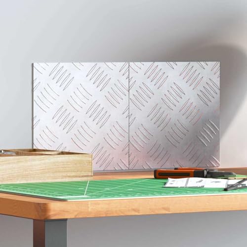 Qnhdfrt Aluminium Treppenstufen Set 2 Stück 20 x 20 cm rutschfeste Stufenmatten mit Modernem Design für Flur und Wohnbereich Grau Geometrisches Muster Qnhdfrt Aluminium Treppenstufen Set 2 Stück 20 x 20 cm rutschfeste Stufenmatten mit Modernem Design für Flur und Wohnbereich Grau Geometrisches Muster von Qnhdfrt