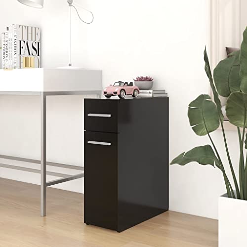 Qnhdfrt Apothekerschrank Schwarz Holzwerkstoff 20x45,5x60 cm Aufbewahrungsschrank mit viel Stauraum für Küche Bad Haushalt Qnhdfrt Apothekerschrank Schwarz Holzwerkstoff 20x45,5x60 cm Aufbewahrungsschrank mit viel Stauraum für Küche Bad Haushalt von Qnhdfrt