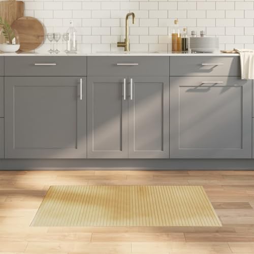 Qnhdfrt Bambus Teppich 60x100 cm Hell Natur Rutschfester Wohnzimmerteppich Modern & Langlebig für Living Room Schlafzimmer Balkon und Flur Qnhdfrt Bambus Teppich 60x100 cm Hell Natur Rutschfester Wohnzimmerteppich Modern & Langlebig für Living Room Schlafzimmer Balkon und Flur von Qnhdfrt