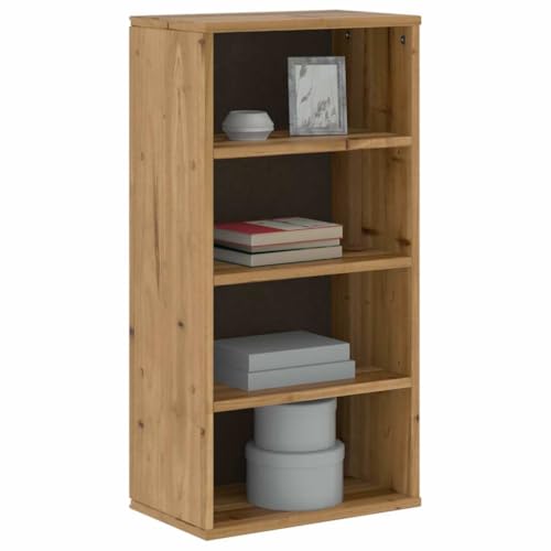 Qnhdfrt Beistellschrank ODDA Massivholz Kiefer 40x24x79 cm Mit 4 Offenen Fächern Robust und Stabil Landhausstil für Schlafzimmer Qnhdfrt Beistellschrank ODDA Massivholz Kiefer 40x24x79 cm Mit 4 Offenen Fächern Robust und Stabil Landhausstil für Schlafzimmer von Qnhdfrt