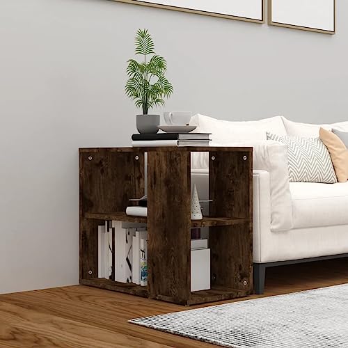 Qnhdfrt Beistellschrank Sideboard Räuchereiche 60x30x50 cm Holzwerkstoff mit 2 Einlegeböden Klassisches Design für Wohnzimmer Küche Flur Qnhdfrt Beistellschrank Sideboard Räuchereiche 60x30x50 cm Holzwerkstoff mit 2 Einlegeböden Klassisches Design für Wohnzimmer Küche Flur von Qnhdfrt