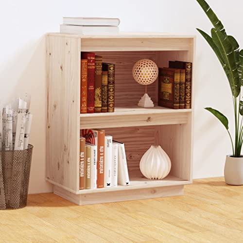 Qnhdfrt Beistellschrank aus Massivholz Kiefer 60x34x75 cm Sideboard mit Stauraum für Wohnzimmer Schlafzimmer Büro rustikales Design von Qnhdfrt