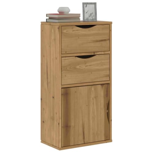 Qnhdfrt Beistellschrank mit Schubladen ODDA Massivholz Kiefer Rustikaler Landhausstil 40x24x79 cm für Schlafzimmer Wohnzimmer Aufbewahrung Qnhdfrt Beistellschrank mit Schubladen ODDA Massivholz Kiefer Rustikaler Landhausstil 40x24x79 cm für Schlafzimmer Wohnzimmer Aufbewahrung von Qnhdfrt