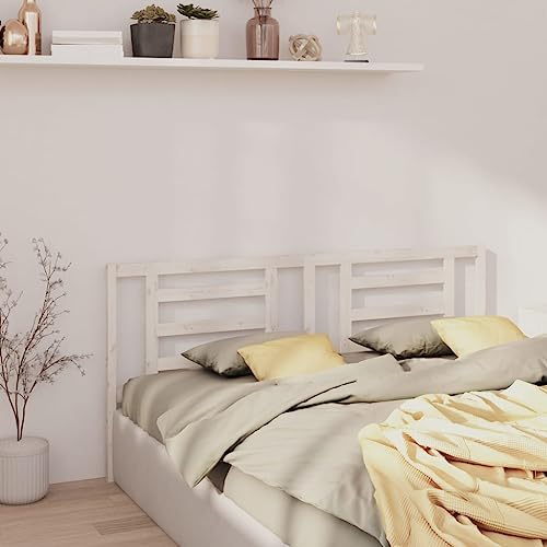 Qnhdfrt Bett Kopfteil Weiß 156x4x100 cm Massivholz Kiefer Modernes Lattendesign Komfortable Rückenlehne und Rustikaler Look für Schlafzimmer Qnhdfrt Bett Kopfteil Weiß 156x4x100 cm Massivholz Kiefer Modernes Lattendesign Komfortable Rückenlehne und Rustikaler Look für Schlafzimmer von Qnhdfrt