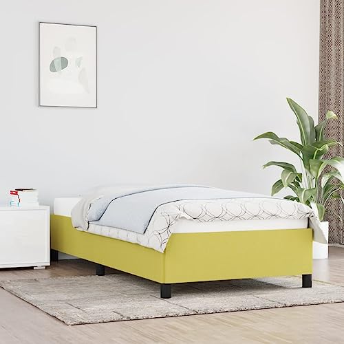 Qnhdfrt Bettgestell Grün 100x200 cm aus atmungsaktivem Polyester mit stabilen Sperrholzlatten und Stützbeinen für erholsamen Schlaf Qnhdfrt Bettgestell Grün 100x200 cm aus atmungsaktivem Polyester mit stabilen Sperrholzlatten und Stützbeinen für erholsamen Schlaf von Qnhdfrt