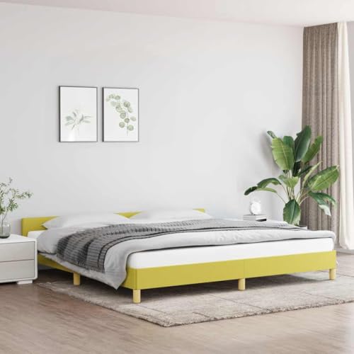 Qnhdfrt Bettgestell Grün 200x200 cm mit Kopfteil aus strapazierfähigem Polyester Stoff und stabilen Stützbeinen für erholsamen Schlaf in jedem Schlafzimmer Qnhdfrt Bettgestell Grün 200x200 cm mit Kopfteil aus strapazierfähigem Polyester Stoff und stabilen Stützbeinen für erholsamen Schlaf in jedem Schlafzimmer von Qnhdfrt