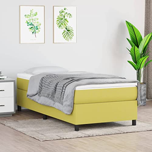 Qnhdfrt Bettgestell Grün 80x200 cm Stoff Modernes Design mit Atmungsaktivem Polyester und Stabilen Stützbeinen für Erholsamen Schlaf Geeignet für Schlafzimmer Gästebett oder Jugendzimmer Qnhdfrt Bettgestell Grün 80x200 cm Stoff Modernes Design mit Atmungsaktivem Polyester und Stabilen Stützbeinen für Erholsamen Schlaf Geeignet für Schlafzimmer Gästebett oder Jugendzimmer von Qnhdfrt