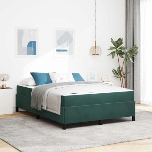 Qnhdfrt Bettgestell Modernes Design 160 x 200 cm mit Hochdichter Schaumstoffmatratze Dunkelgrün Grün Weiß Samt Robustes Holzbein Minimalistischer Look für Schlafzimmer Qnhdfrt Bettgestell Modernes Design 160 x 200 cm mit Hochdichter Schaumstoffmatratze Dunkelgrün Grün Weiß Samt Robustes Holzbein Minimalistischer Look für Schlafzimmer von Qnhdfrt