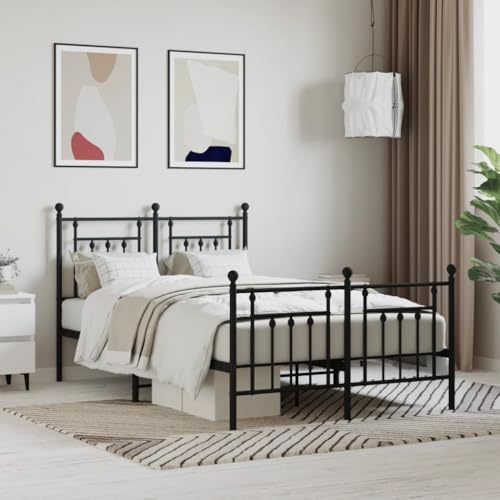 Qnhdfrt Bettgestell Schwarz 120x190 cm Metallbett mit Lattenrost und Stauraum Robuste Konstruktion für Schlafzimmer und Gästezimmer Qnhdfrt Bettgestell Schwarz 120x190 cm Metallbett mit Lattenrost und Stauraum Robuste Konstruktion für Schlafzimmer und Gästezimmer von Qnhdfrt