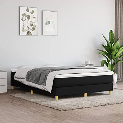 Qnhdfrt Bettgestell Schwarz 140x200 cm mit Stützbeinen und Sperrholzlatten Stoffbezug Atmungsaktiv und Langlebig für Schlafzimmer Gästebett oder Doppelbett Qnhdfrt Bettgestell Schwarz 140x200 cm mit Stützbeinen und Sperrholzlatten Stoffbezug Atmungsaktiv und Langlebig für Schlafzimmer Gästebett oder Doppelbett von Qnhdfrt