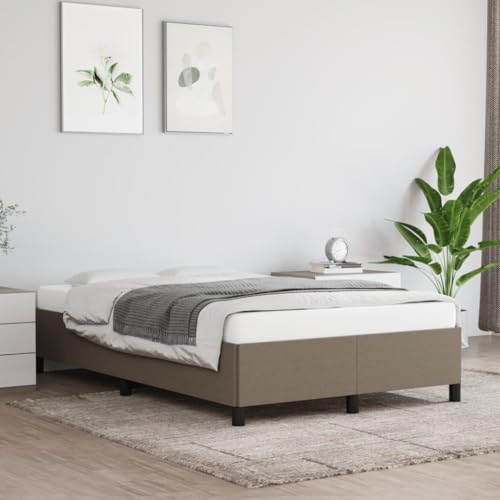 Qnhdfrt Bettgestell Taupe 120x200 cm mit Stoffbezug und Sperrholzlatten für erholsamen Schlaf Langlebiges Design für Schlafzimmer Gästebett oder Heimbett Qnhdfrt Bettgestell Taupe 120x200 cm mit Stoffbezug und Sperrholzlatten für erholsamen Schlaf Langlebiges Design für Schlafzimmer Gästebett oder Heimbett von Qnhdfrt